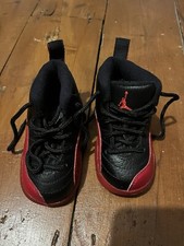 RARE🔥 Nike Air Jordan 12 XII Retro TD Black Cherry Red Sz 5C 850000-002