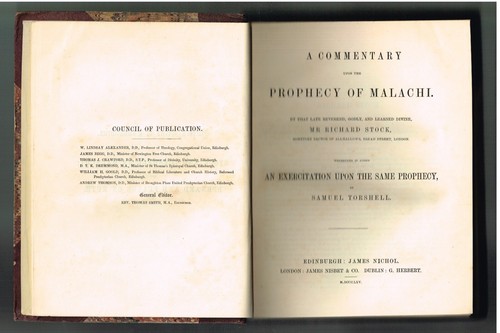 COMMENTARY ON MALACHI RICHARD STOCK , BOOK OF RUTH THOMAS FULLER & MORE - Picture 5 of 5