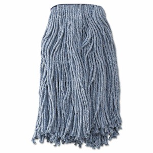 Boardwalk-Mop-Head-Standard-Head-Cotton-Synthetic-Fiber-Cut-End-16oz-Blue