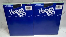 HANES Too Sheer Pantyhose Sandalfoot Classic Navy Style 117 Size AB NWT USA NOS