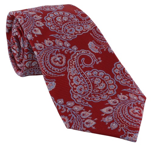 Rib Paisley Silk Tie - Picture 16 of 18
