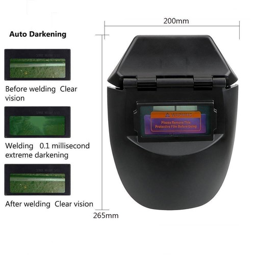 Rímel Para Soldar Careta De Soldador Weld Soldadura Oscuro Automático - Imagen 14 de 24