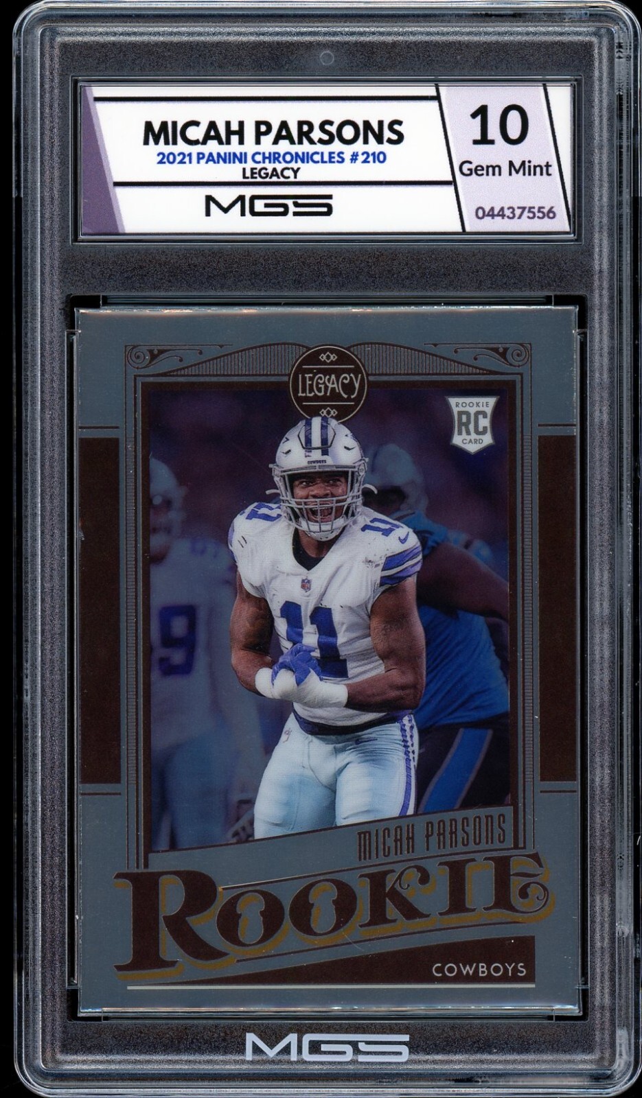 2021 Panini CHRONICLES #210 Micah Parsons MGS GRADED 10 GEM Mint RC 🔥 ROOKIE