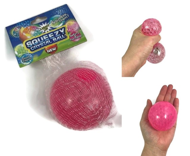 Pink Light Up Molecule DNA Ball Tactile Fidget Autism ADHD Stress Relief | eBay