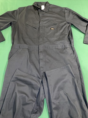 Men Dickies Navy Blue Flex Temp Control Performance LS Coverall 2XL Regular NWT - Picture 1 of 3