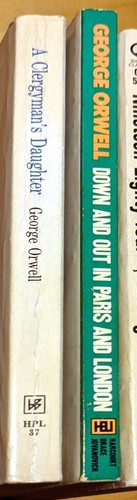 George Orwell Vintage PBs: A Clergyman's Daughter, Down & Out in Paris & London - Imagen 2 de 10
