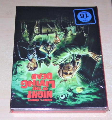 NIGHT OF THE LIVING DEAD LIMITIERTES NUMMERIERTES MEDIABOOK COVER A BLU RAY NEU - Imagen 5 de 6