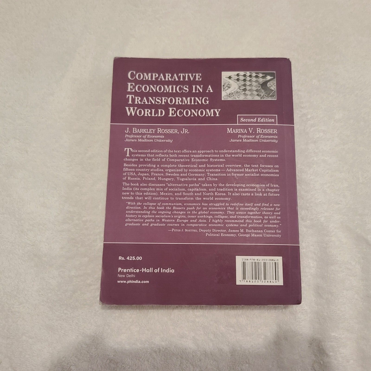 Comparative Economics in a Transforming World Economy PB Rosser J