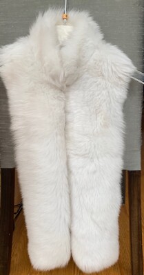 Akris Punto fur accessory piece Stole Collar Shawl Neck Scarf Wrap $1110