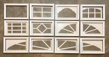 White Amarr Garage Door Window Kit Short Panel Frame Insert Grill Glass Options