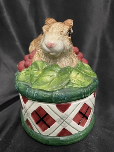 Noritake ROYAL HUNT Ceramic BUNNY RABBIT Candy BOX, 1996-2002 Excellent! - Picture 3 of 6