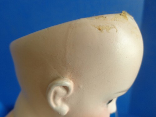 15" ANTIQUE CLOSED MOUTH DOLL- UNMARKED- GERMAN? FRENCH? BISQUE HEAD- COMPO BODY - Picture 12 of 18
