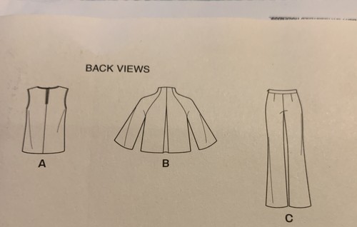 New Look Sewing pattern 6532 Miss Top Blouse Jacket Pants Size 8 - 18 Unused - Picture 3 of 8