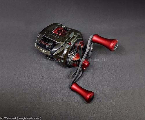 80-100mm RAY'S Studio BAITCASTING REEL CARBON POWER HANDLE FOR ABU / DAIWA - Picture 2 of 17