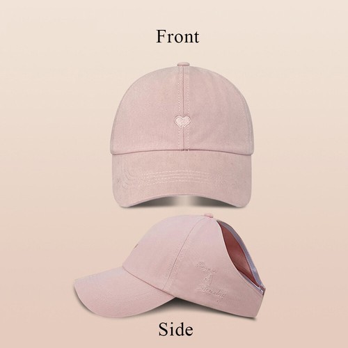 Girls Ponytail Baseball Cap Kids Wide Brimmed Sun Hat Boys Girls Baseball Caps + - Picture 13 of 20