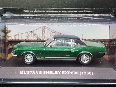 FORD MUSTANG SHELBY EXP 500 (1968) 1/43 New in box diecast model