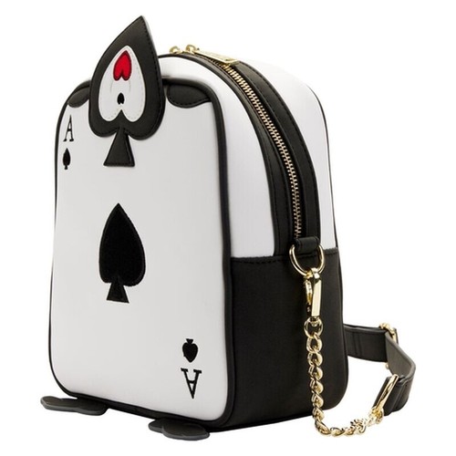 Nuevo con etiquetas Bolso bandolera Loungefly Alicia en el País de las Maravillas Ace of Spades - Imagen 2 de 5