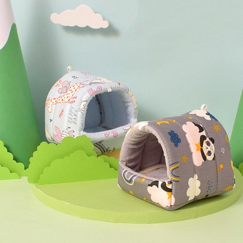 Winter Guinea Pig Nest Hamster House Warm Mat Small Animal Sleeping Bed NEW - Picture 6 of 18
