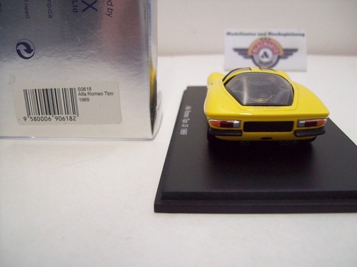 Alfa Romeo Tipo 33, 1969, amarillo, Spark 1:43, embalaje original - Imagen 5 de 5