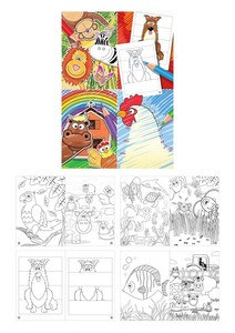 12|24|48|96|192 Malbuch ausmalen Heft Mitgebsel Malen Mitgebsel Schule Kindergar
