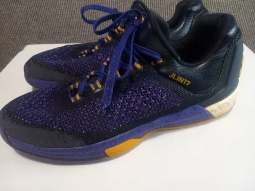 Adidas Crazylight Boost 2.5 Jeremy Lin LA Lakers PE size 12 RARE Kobe JLIN17 NBA