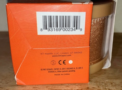 KT Tape Pro Kinesiology Therapeutic Tape 20 Precut Strips Stealth Beige New - Picture 8 of 8
