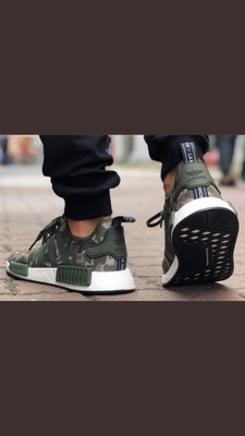 Adidas NMD R1 Boost Duck Camo Sesame Green New In Box Men's 11 (D96617) | eBay