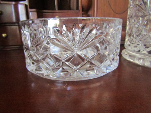 Shannon 24% Lead Crystal Double Decker Crystal Biscuit Jar Style #156 EXCELLENT - Picture 8 of 17