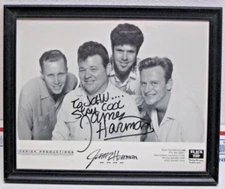 James Harman Band - Signed & Framed Photo - Black Top Records
