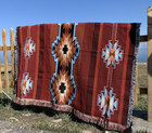 Aztec Boho Sofa Throw Blanket Tapestry Tribal Ethnic Geometric Woven Picnic Mat
