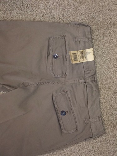 NWT JEANSTAR Petite Crop Pants Size 4 (4P) Stretch STYLE "DELANCEY" Brown $40 - Picture 5 of 6