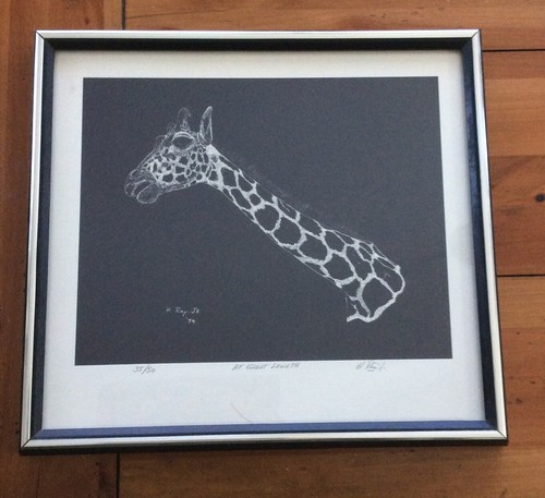 RARE FINE ART PRINT - Limited Edition Titled «At Great Length» by H. RAY Jr.