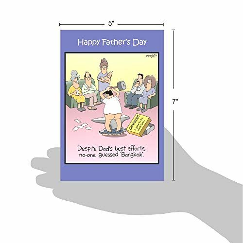 NobleWorks - Funny Father's Day Card with Envelope - Humor Greeting Card for Dad - Picture 6 of 7