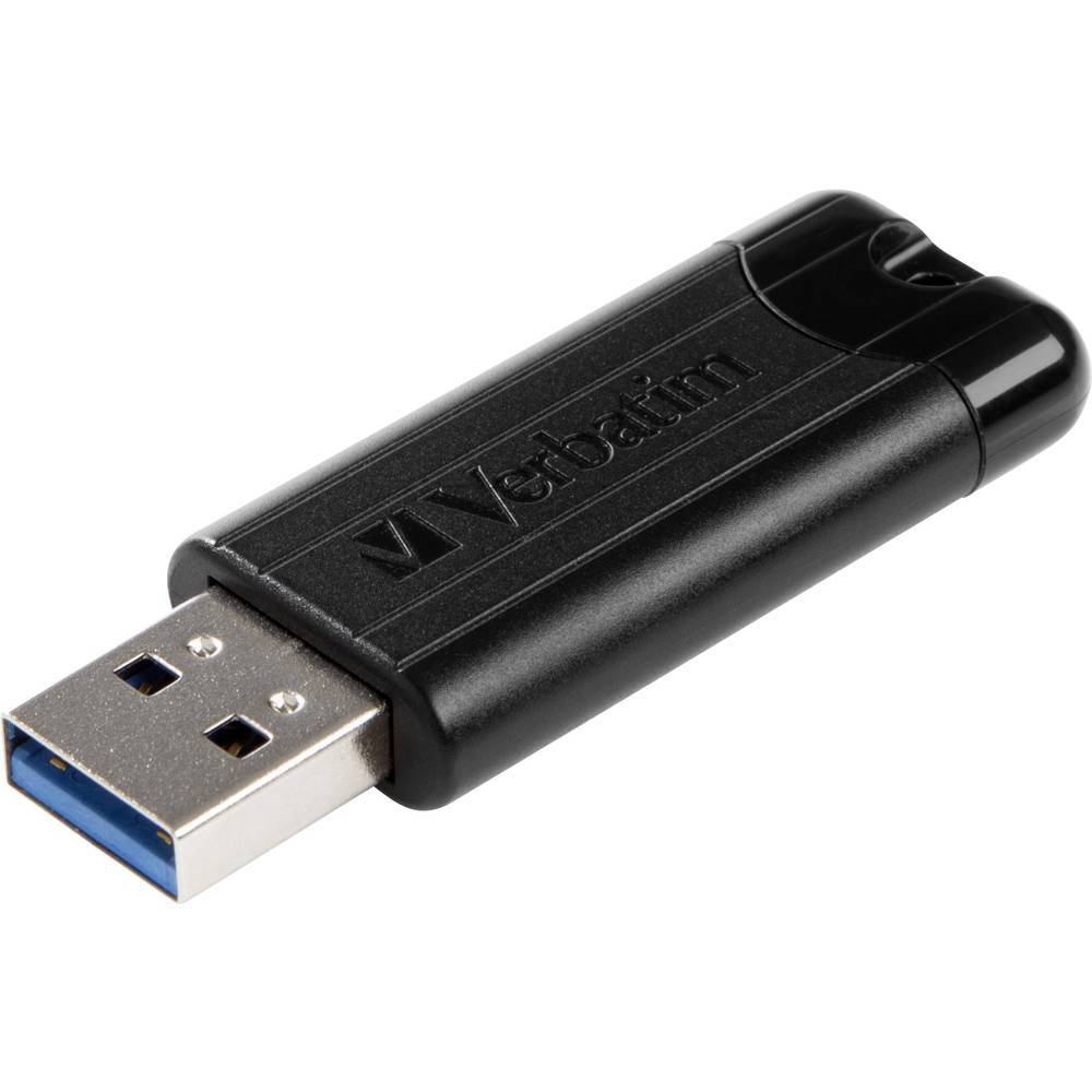 Verbatim Pin Stripe 3.0 Chiavetta USB 128 GB Nero 49319 USB 3.2 Gen 1 (USB 3.0)