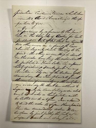 1866 Defiance OH Handwritten Letter Sidney OH Cover w/ Scott #65 Stamp - Picture 5 of 6