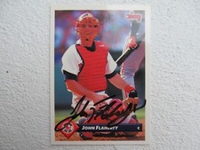 Red Sox John Flaherty Signed Autographed 1993 Donruss Nr.Mint