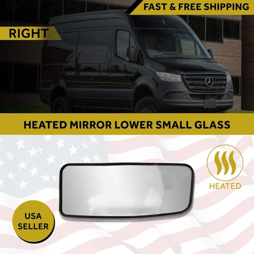 Mercedes Sprinter Lower Mirror Heated Glass Blindspot Right Side 2007 2017