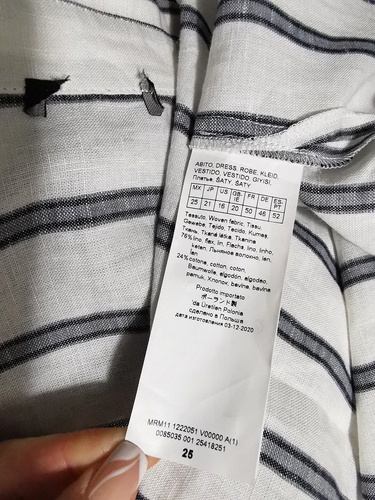 🌟MARINA RINALDI   Dress in LINEN-Cotton PLUS size (MR 25)Usa W16-De46_It54_Fr50 - Picture 20 of 20