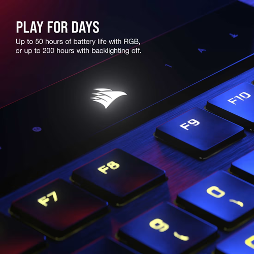 K100 AIR WIRELESS RGB Ultradünne mechanische Gaming-Tastatur – CHERRY MX taktil - Bild 6 von 8