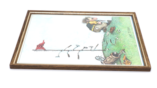 Gary Patterson It's Only A Game Gerahmtes Bild - Bild 3 von 3