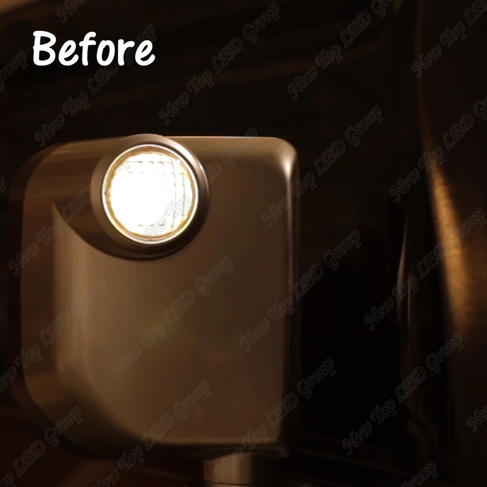 White CANBUS LED Side Mirror Puddle Spot lights for 2007- 2014 Toyota FJ Cruiser - Image 2 of 4