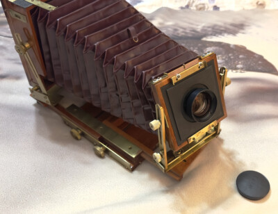 Wisner 4X5 Traditional Field Camera & [with Lens] 180/5.6 Caltar II-N ...