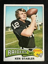Ken Stabler 1975 Topps #380 Oakland Raiders