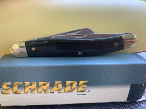 NIB Vintage Schrade Old Timer #61OT 3 Bladed Folding Pocket Knife - Picture 2 of 12