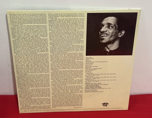 Milt Jackson - The First Q (The Savoy Sessions) Savoy LP SJL1106 - SEALED Vinyl - Picture 6 of 8