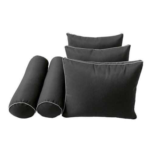 STYLE 3 QUEEN SIZE Outdoor Daybed Bolster Backrest Pillow Cushion SLIPCOVER ONLY - Picture 29 of 131