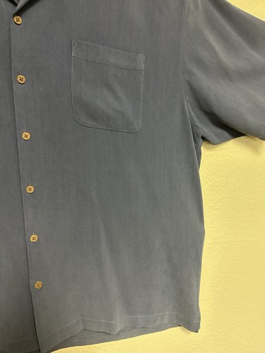 Tommy Bahama Shirt Mens XXL Cream Silk Dancer Shaken Not Stirred Embroidered - Picture 7 of 11