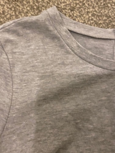 Woman’s Red Herring Grey Shirt Back T-shirt Size 12 Short Sleeve Top Loose Baggy - Picture 4 of 11