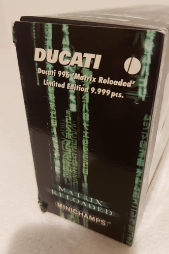 Minichamps Ducati 996 Matrix Reloaded - 1/12 - Less than a 1000 Made (9,999) ! - Picture 10 of 22