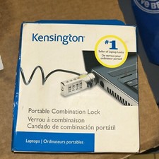 BRAND NEW IN BOX Kensington Portable Combination Laptop Lock FREE SHIPPING US